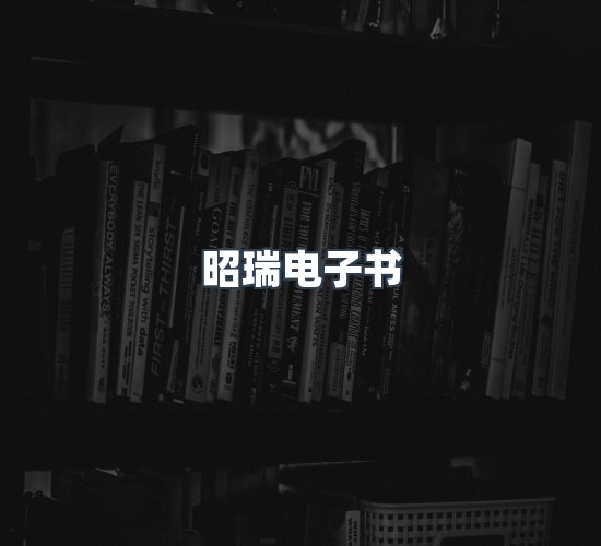 关于昭瑞电子书